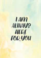 always here Love & Friendship Card 9753 created by Paper Pipit