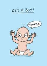 baby newborn New Baby Card 9519 created by Cardinky