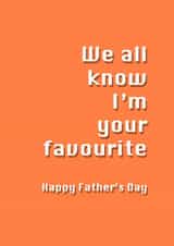 humour funny Father's Day Card 29528 created by Potty Mouth