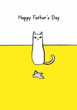Gift from the cat Father's Day card created by Reigning Cats . . . and dogs