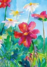 flowers mum Get Well Card 7160 created by Diana Fegredo