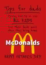 dad funny Father's Day Card 32004 created by RS Graphics