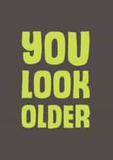 Male Typographic Birthday Card 8976 created by Mostly Beautiful