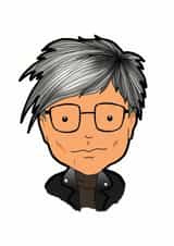 Andy Warhol Card 32729 created by James Ryan