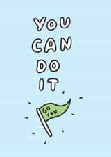 encouragement support Good Luck Card 5276 created by Veronica Dearly