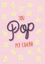 popcorn card Love & Friendship Card 27067 created by Coupole Carnaby