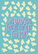 dad popcorn Father's Day Card 27069 created by Coupole Carnaby
