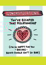 Congratulations You've Escaped Card created by Angela Chick