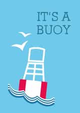 Boy Blue New Baby Card 10515 created by BOLD BUNNY