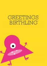 Baby new New Baby Card 10517 created by BOLD BUNNY