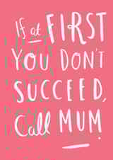 typography funny Mothers Day Card 32529 created by Old English Company