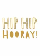 hooray birthday Graduation Card 10165 created by Old English Company