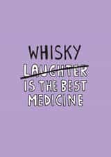 whisky cheer Get Well Card 10143 created by Kerry Stewart