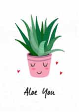 aloe you Love & Friendship Card 26642 created by Ink & Ocean
