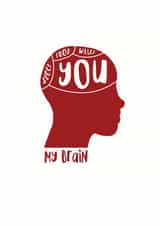 Red Funny Anniversary Card 32879 created by Newton and the Apple