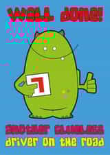 female driving Card 32936 created by Cheeky Little Scamps