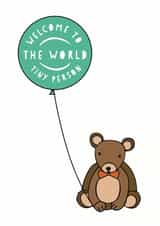 green welcome New Baby Card 10739 created by Amanda