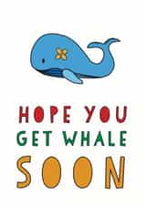 pun hug Get Well Card 10743 created by Amanda