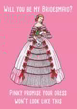 Ugly bridesmaid dress - wedding - pink created by Pack a Punch Designs