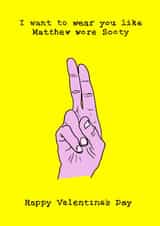 fingers sooty Valentines Day Card 28137 created by S.Y.T.O.