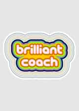Stripey Brilliant Coach Card created by Flaming Imp