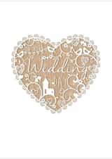 Pretty craft wedding day design created by Paper Yay