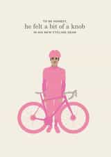 Funny Birthday Card - MAMIL - Rude - Bicycle - Cycling Gear created by Tess Cards
