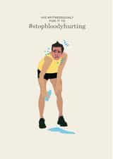 fitness exercise Just because Card 10869 created by Tess Cards