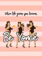 Beyoncé Queenbee Love & Friendship Card 2222 created by Stephanie Silva