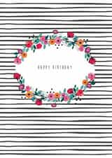 flower floral Birthday Card 10942 created by Stop the Clock Design
