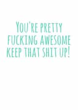 You're awesome created by Flamingo Lingo by Jenny