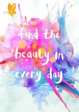 beauty bright Thinking of you Card 33213 created by Elodie Bee Designs