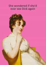 dick woman Birthday Card 7516 created by Go La La!