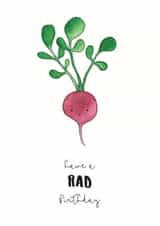 rad pun Birthday Card 6386 created by Nicole Julia