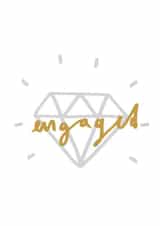 Engaged Diamond - created by Old English Company