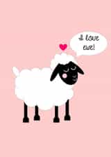sheep love Card 33258 created by Jennifer Jahromi
