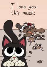 cat cat-lover Card 29072 created by Kim Onyskiw