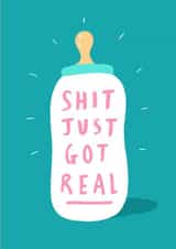 baby funny Pregnancy Card 2149 created by Charly Clements