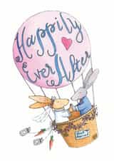 Happily Ever After Wedding Card created by Helen Morgan Illustration