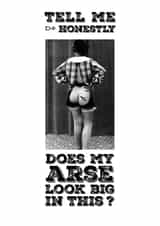 sexy rude Love & Friendship Card 30875 created by Alice Barrell