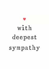 heart with Sympathy Card 11037 created by The Two Wagtails