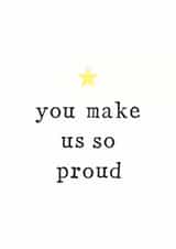 proud congrats Congratulations Card 11041 created by The Two Wagtails