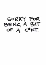 swears cunt Card 33316 created by Sozzij Illustrations