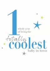 First One Birthday Card 9130 created by PAPAGRAZI