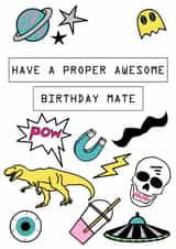 boys girls Birthday Card 5553 created by Memelou