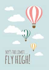 Farewell Balloon Exams Card 9161 created by The Grumpy Pug