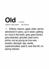 old elder Birthday Card 32661 created by Becky McClave