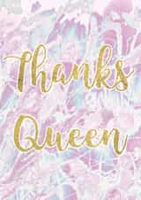 queen trendy Thank You Card 10863 created by Emma M. Ezzie