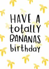 bananas happy Birthday Card 10840 created by Nutmeg and Arlo