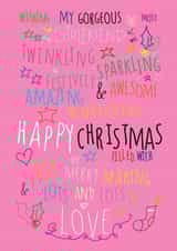 girlfriend xmas Christmas Card 27962 created by Love and Happy Stuff